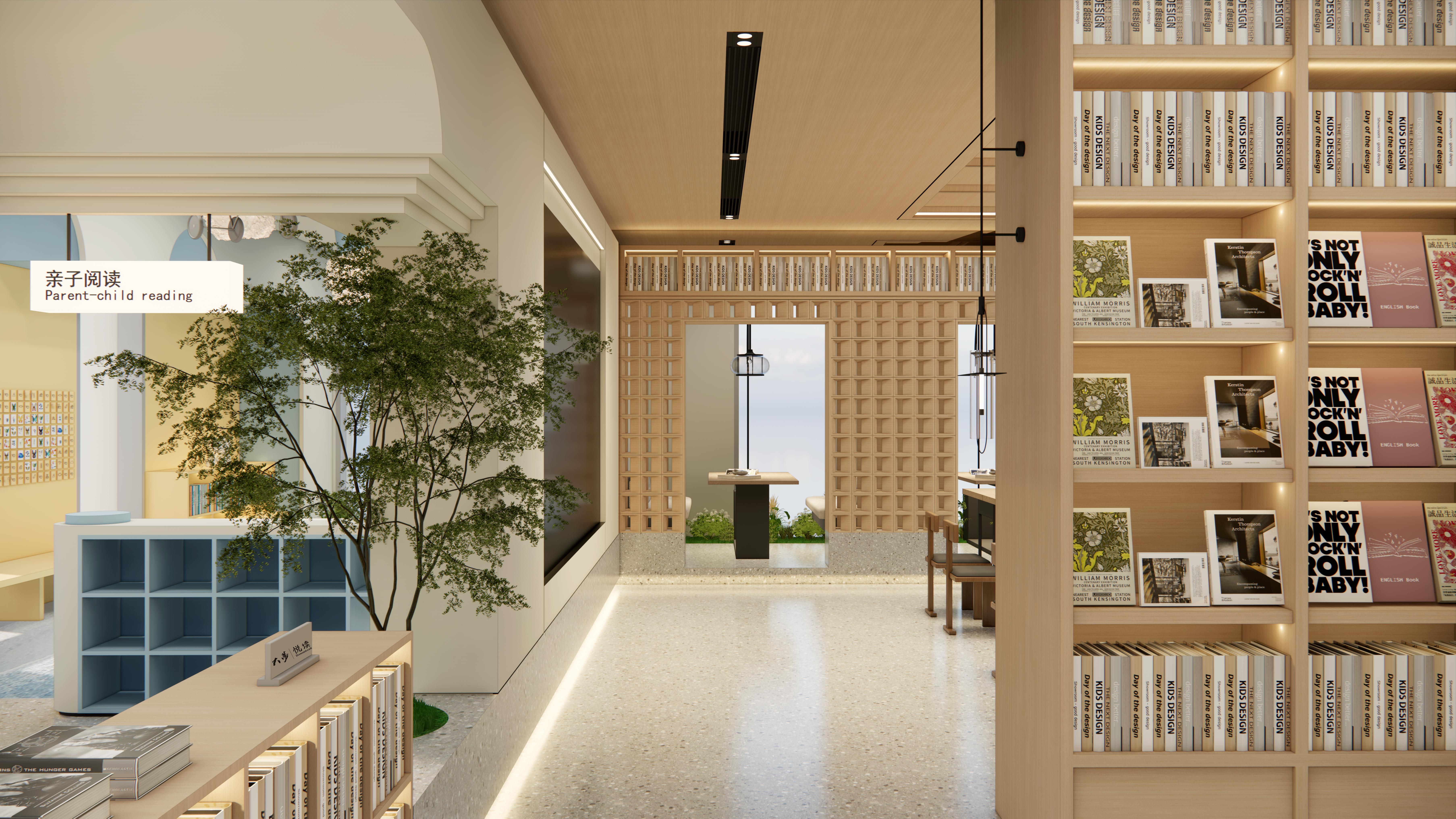Mezzanine walkway overlooking the main hall